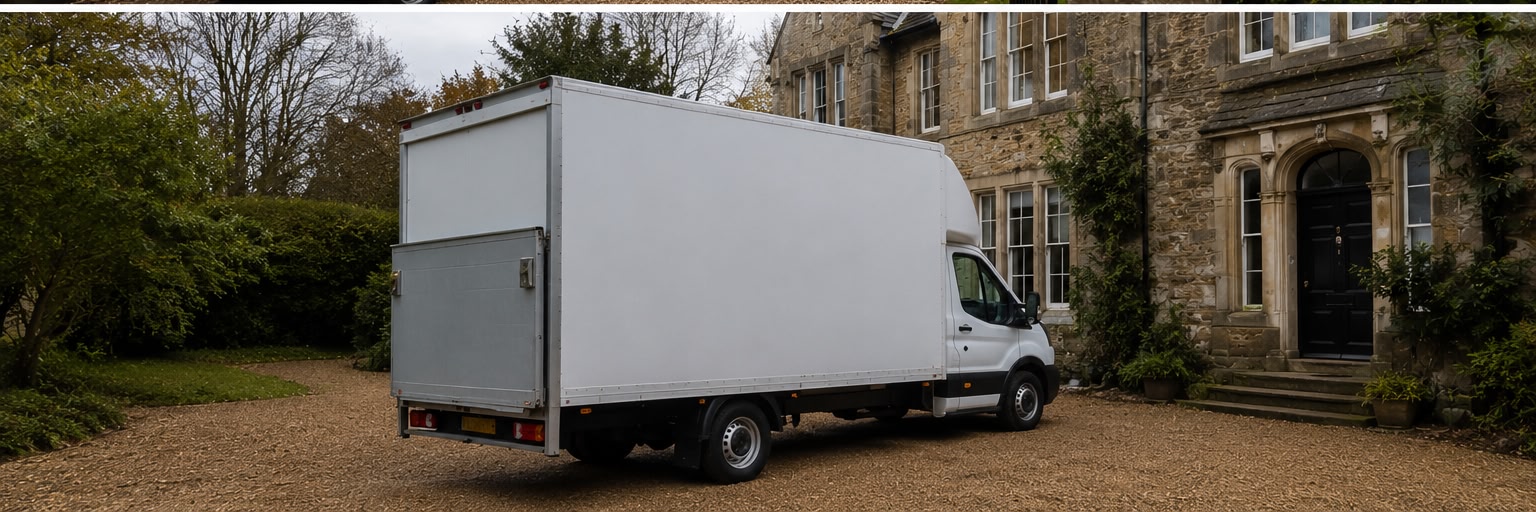 Ceemac removals team loading a van in Glasgow